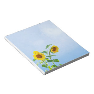 Bloc De Notas Sunflowers under Blue Sky