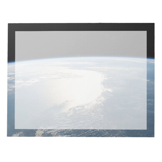 Bloc De Notas Sunglint Reflexiona Sobre El Golfo De México (Frente)