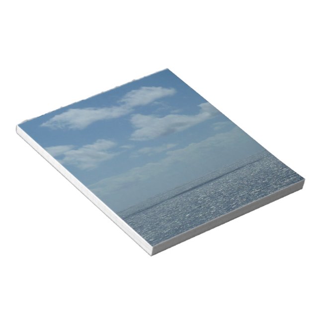 Bloc De Notas Sunny Caribbean Sea Blue Ocean (Lado Derecho)