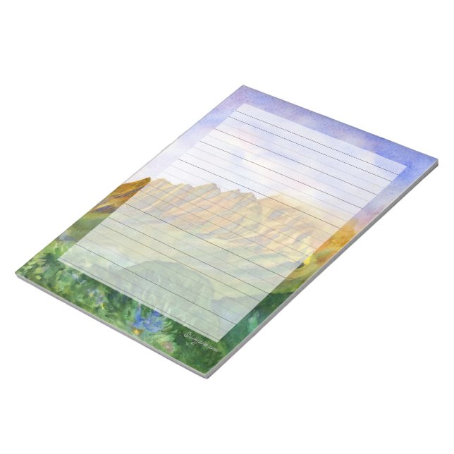 Bloc De Notas Sunrise Cliffs Kauai Hawaii Notepad (Lado Derecho)