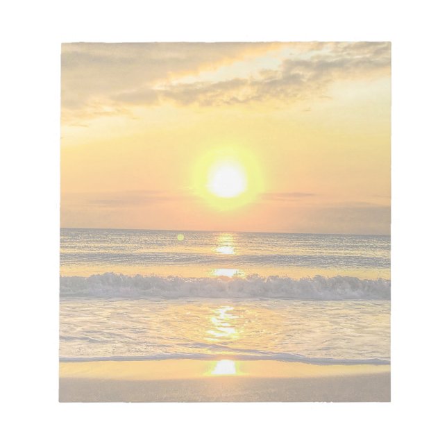 Bloc De Notas Sunrise on the Beach Notepad (Frente)