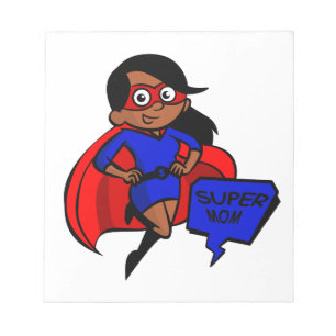 Bloc De Notas supermamá negra