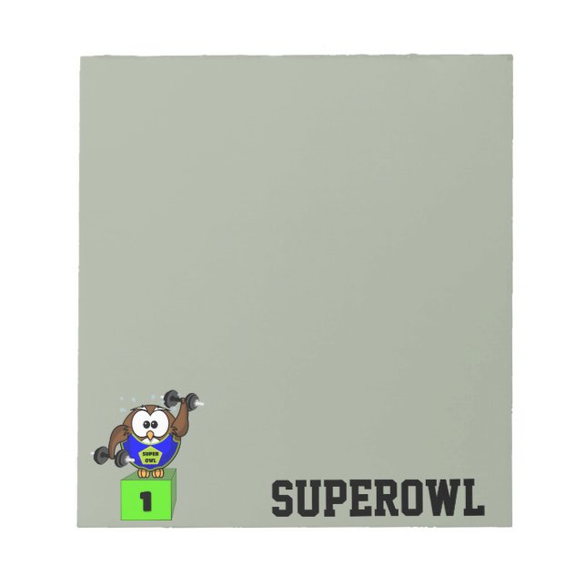 Bloc De Notas SuperOwl (Frente)