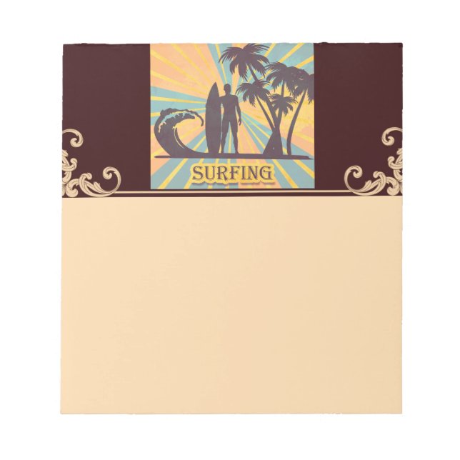 Bloc De Notas Surfer Dude Notepad (Frente)