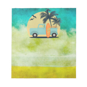 Bloc De Notas Surfing Retro