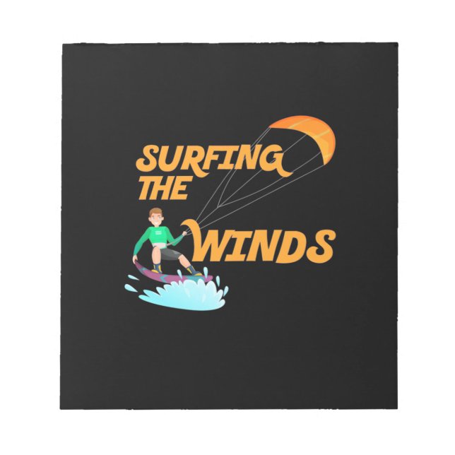 Bloc De Notas Surfing The Winds (Frente)