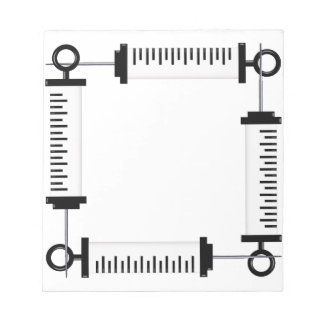 Bloc De Notas Syringe Notepad