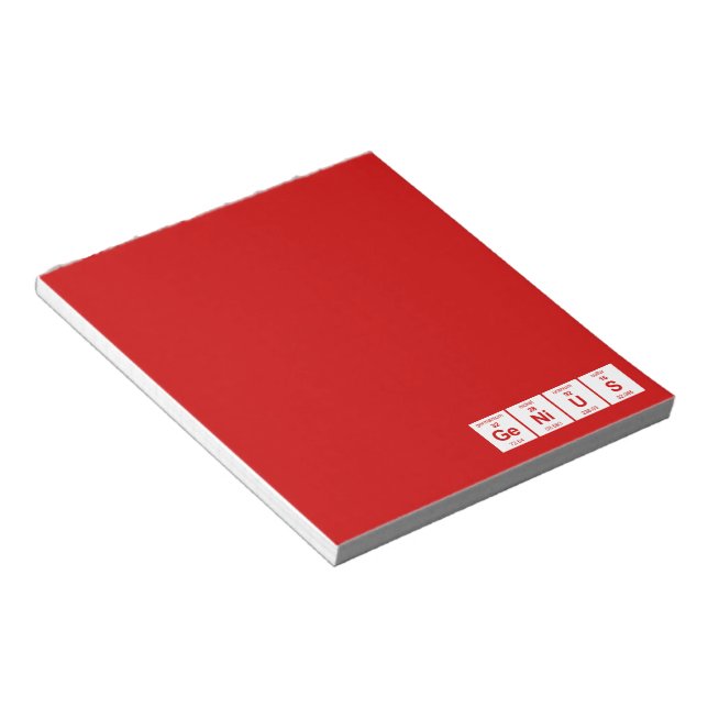 Bloc De Notas Tabla periódica de GeNiUS (Lado Derecho)