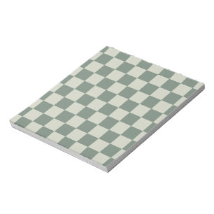 Bloc De Notas tablero de ajedrez verde