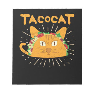 Bloc De Notas Tacocat Spelled Back es Taco gato de Tacocat