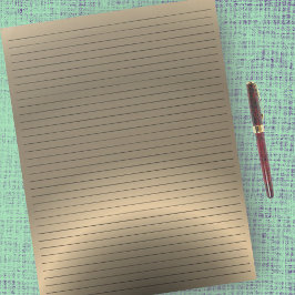 Bloc De Notas Tamaño carta 8.5 x 11" Color de bronce gobernado p