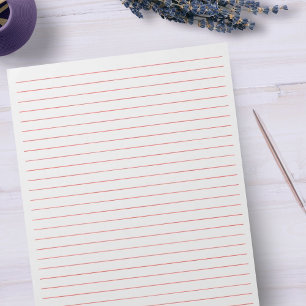 Bloc De Notas Tamaño de letra 8,5" x 11" Papel de línea ancha ro