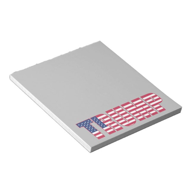 BLOC DE NOTAS TAPA DE NOTA DE TRUMP (Lado Derecho)