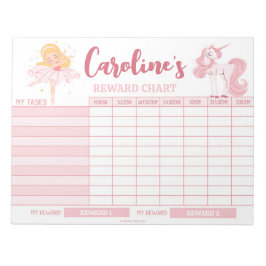 Bloc De Notas Tareas de nombre personalizado de gráfico de recom