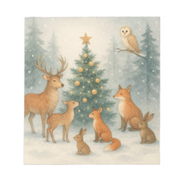 Bloc De Notas Tarjeta de Navidades de Woodland