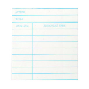 Bloc De Notas Tarjeta debida retra de fecha del libro de la