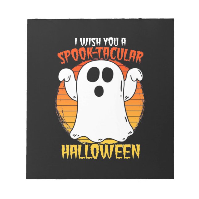 Bloc De Notas Te Deseo Una Halloween Spooktacular (Frente)