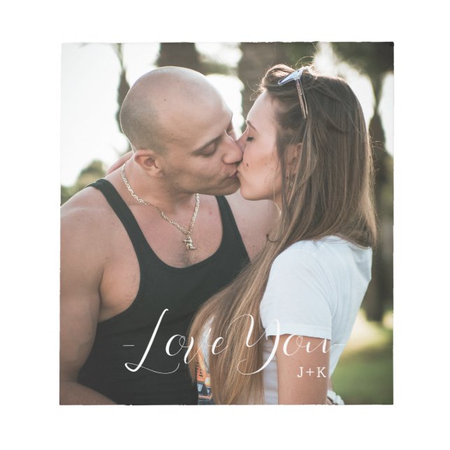 Bloc De Notas Te quiero, pareja de amor (Frente)