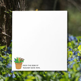 Bloc De Notas Teacher Notepad with Name Personalization 