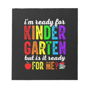 Bloc De Notas Teachers Are Ready For Kindergarten