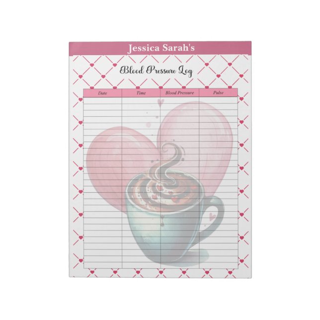 Bloc De Notas Teacup Cuties_Blood Presion Log (Lado Izquierdo)