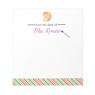 Bloc De Notas Teatro de arte Artista Pintura Pallet Stationery