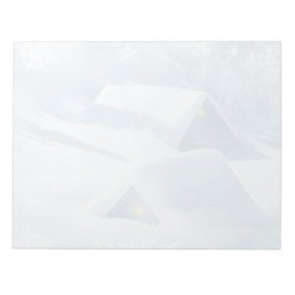 Bloc De Notas Techo de nieve en un bosque