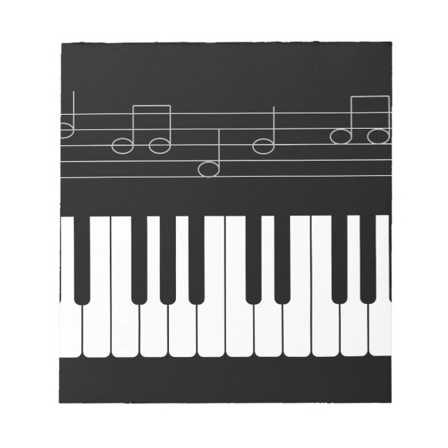 Bloc De Notas Teclado de piano (Frente)