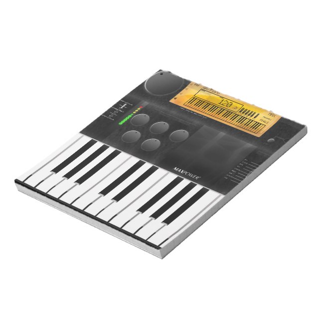 Bloc De Notas Teclado electrónico (Lado Izquierdo)