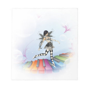 Bloc De Notas Teclado musical Faerie Vignette