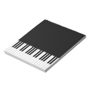 Bloc De Notas Teclas de teclado de piano