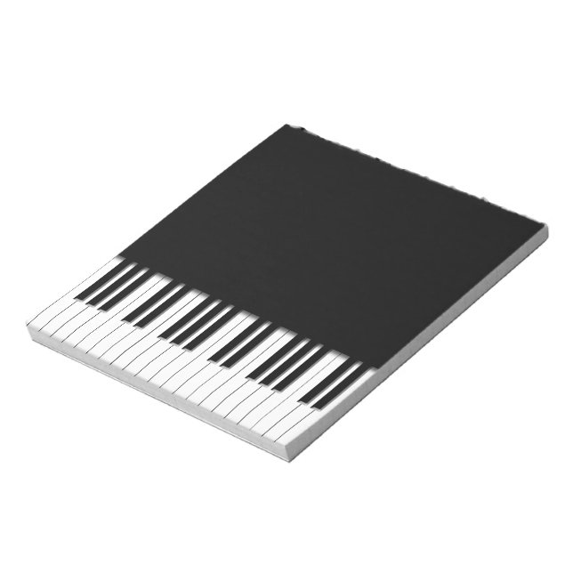 Bloc De Notas Teclas de teclado de piano (Lado Izquierdo)