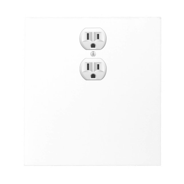 Bloc De Notas Tecleo eléctrico del enchufe para modificar la (Frente)