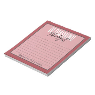 Bloc De Notas Técnico tecnológico de ultrasonido personalizado