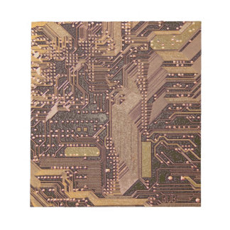 Bloc De Notas Tecnología de Arte Electrónico de Circuito de Cibe