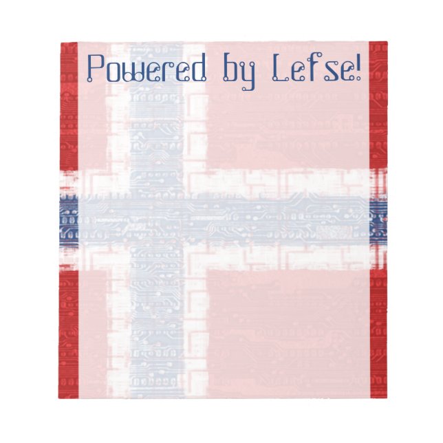 Bloc De Notas Tema de la tarjeta madre noruega (Frente)