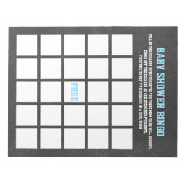 Bloc De Notas TEMA DEPORTIVO ducha de bebé BINGO JUEGO