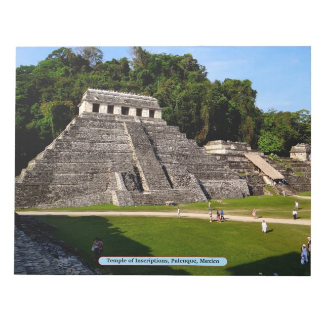 Bloc De Notas Templo de las Inscripciones, Palenque, México (Frente)