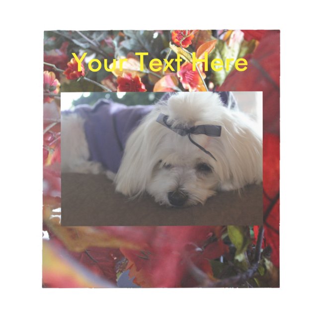 Bloc De Notas Temporadas maltesas abandonan el diseño (Frente)