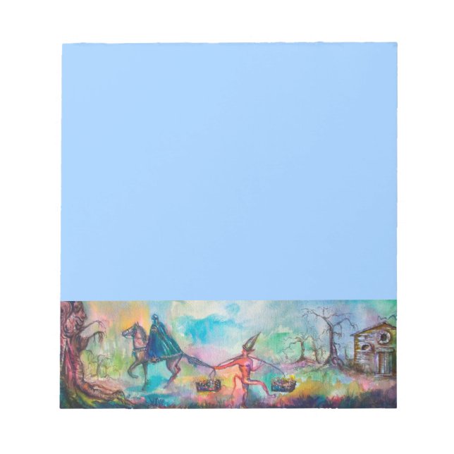 Bloc De Notas TEMPTACIÓN Caballero oscuro y tesoro del diablo, a (Frente)