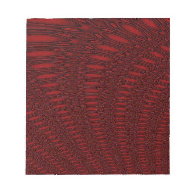 Bloc De Notas Tentáculos de Octopus Rojo Notepada (Frente)