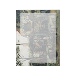 Bloc De Notas Terraza de un café en Montmartre La Guinguette