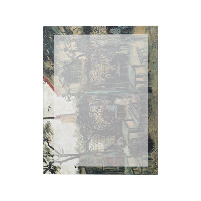 Bloc De Notas Terraza de un café en Montmartre La Guinguette (Lado Izquierdo)