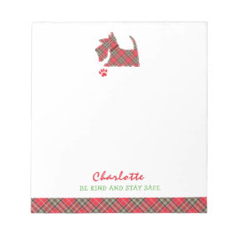 Bloc De Notas Terrier Escocés Personalizado Lindo