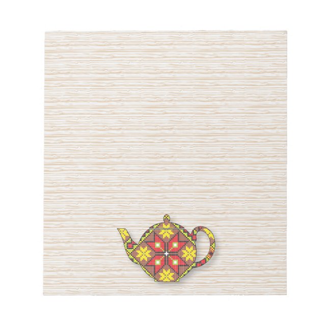 Bloc De Notas Teteras de té (Frente)