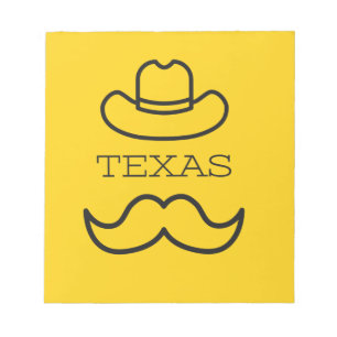 Bloc De Notas Texas en amarillo 2