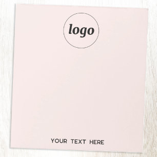 Bloc De Notas Texto de logotipo simple Negocios Promocional Rubo