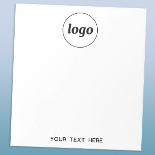 Bloc De Notas Texto de logotipo simple promocional para empresas