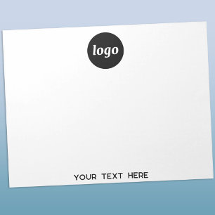 Bloc De Notas Texto de logotipo simple promocional para empresas