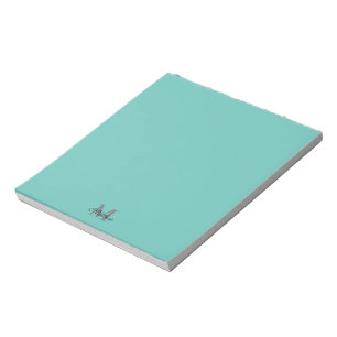 Bloc De Notas texto inicial y de nombre del personalizado verde